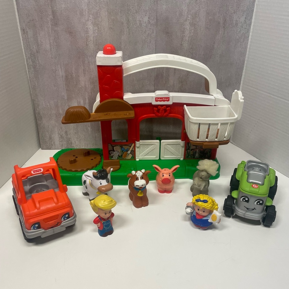 Fisher-Price Little People Farm Playset with Vehicles and Animals